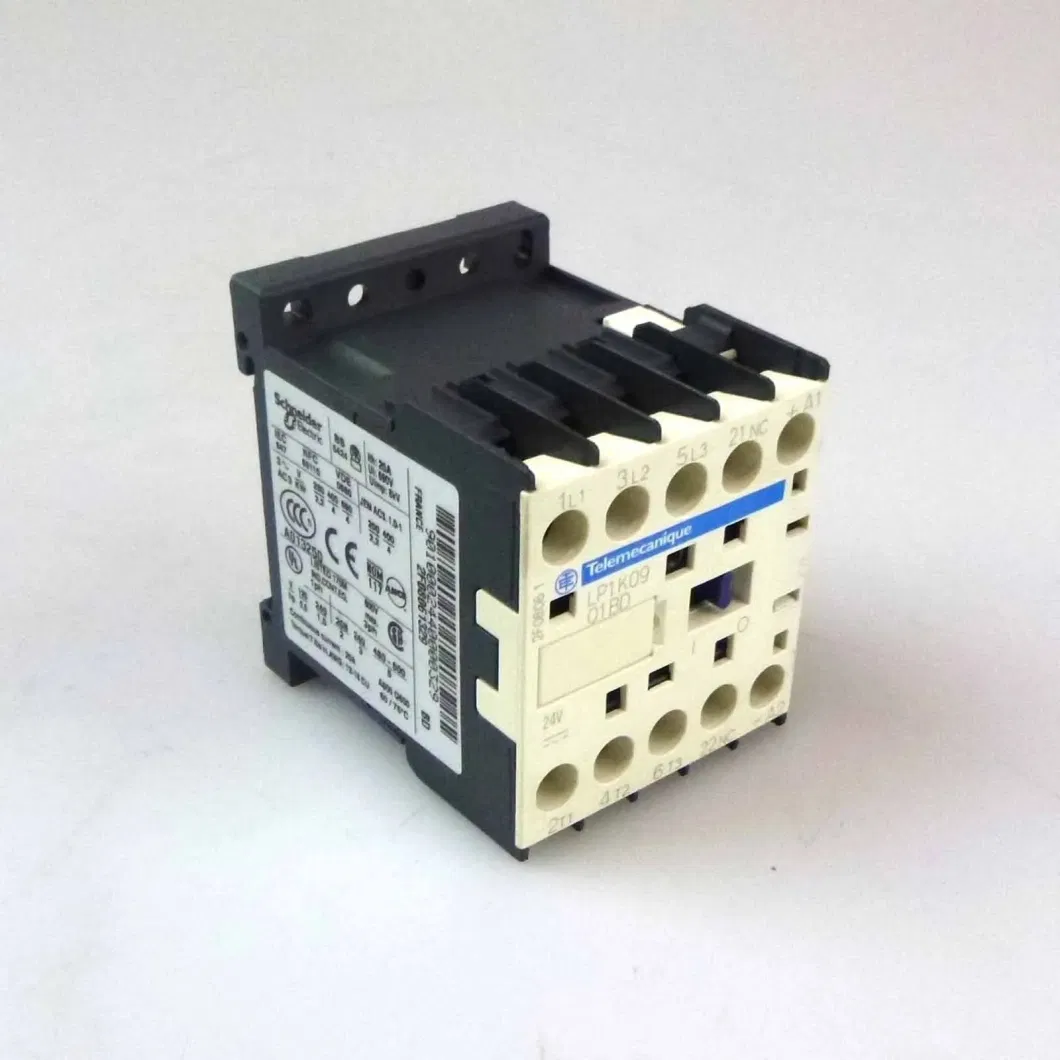 Electrical Lp1K0901bd Contactor, Tesys K, 3p, AC-3/AC-3e, 1nc Aux, 24V DC Coil, Screw Clamps