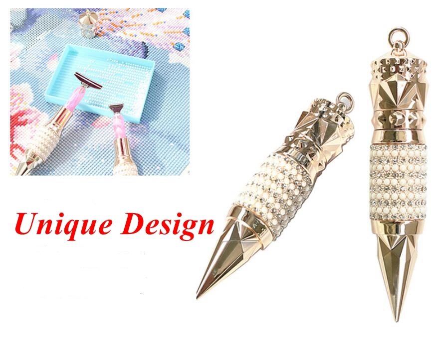 New Diamond Painting Drill Pen DIY Universal Quick Point Drill Tools Metal Pen Tip with Gift Box