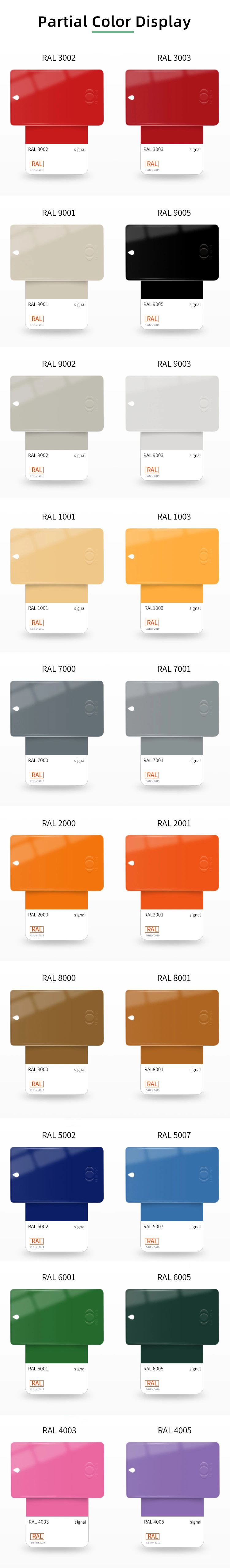 Epoxy Polyester Powder Coating Painting for Retail Systems