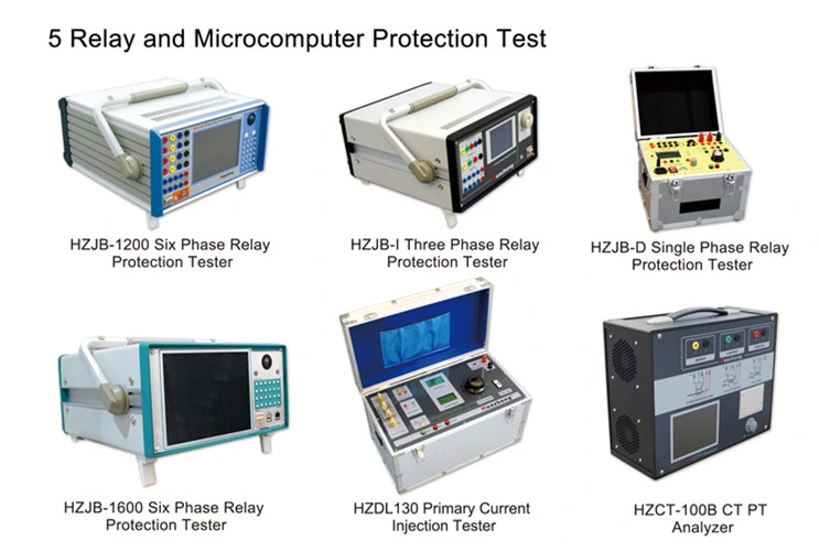 Comprehensive 3 Phase Secondary Current Injection Protection Relay Test Device