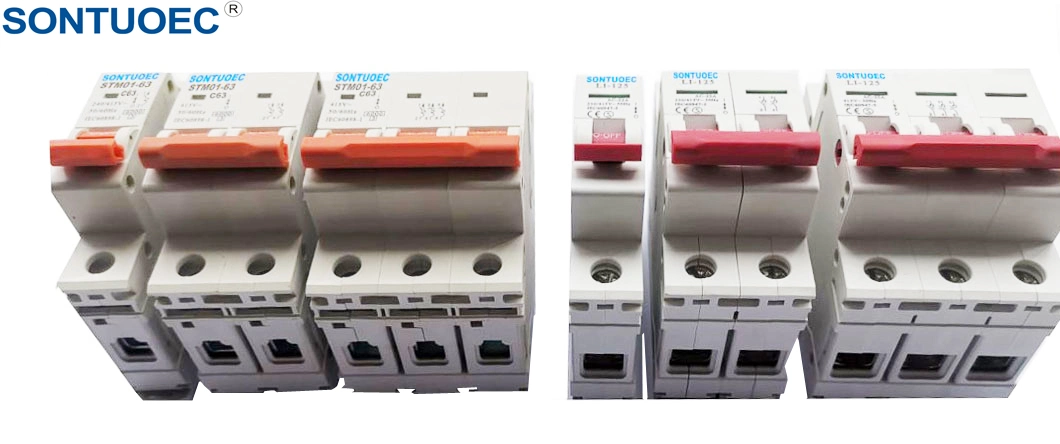 MCB Type DIN Rail 16-125A Isolator Switch Low Voltage Disconnecting