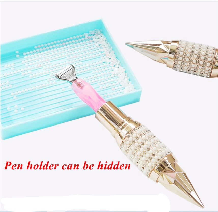 New Diamond Painting Drill Pen DIY Universal Quick Point Drill Tools Metal Pen Tip with Gift Box