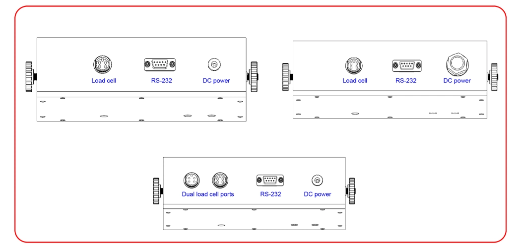 Stainless Steel LED LCD Electronic Weight Indicator for Floor Platform Scales