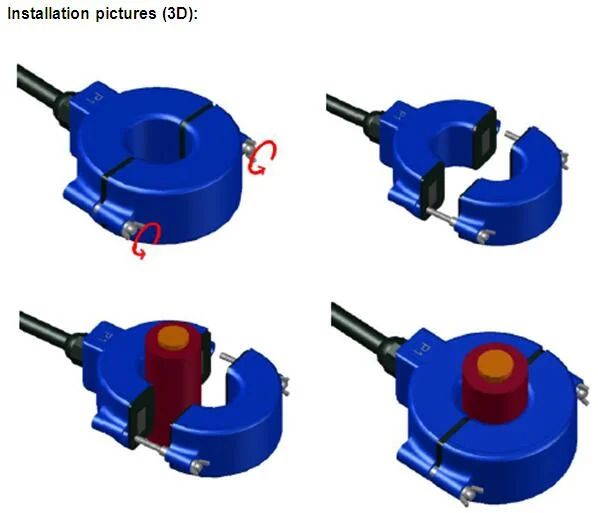 300/5A Split Core Outdoor Split Core Current Transformer Waterproof