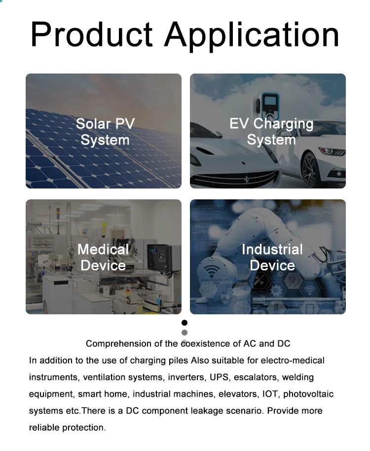 Differential Protection Rdc-MD Residual Direct Current Monitoring Device DC Leakage Sensing CT