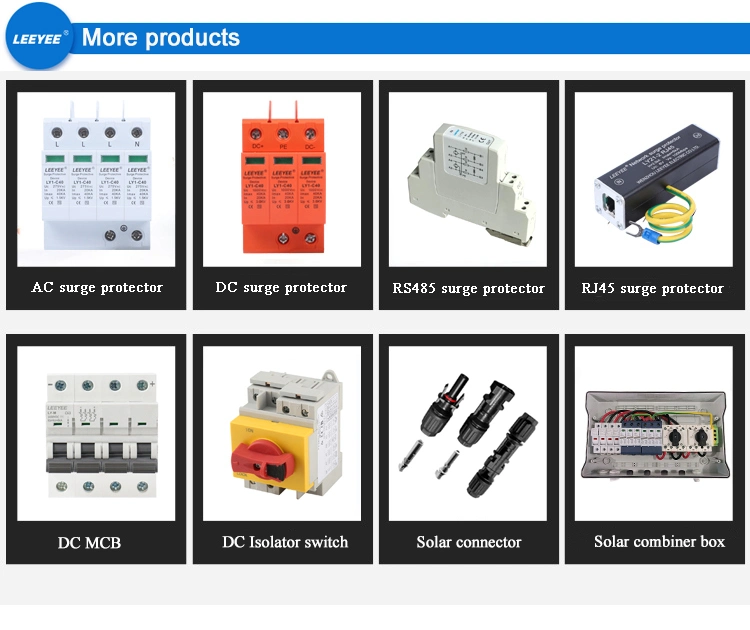 2p 20ka T2 Class II Surge Protection Device for Solar Power System