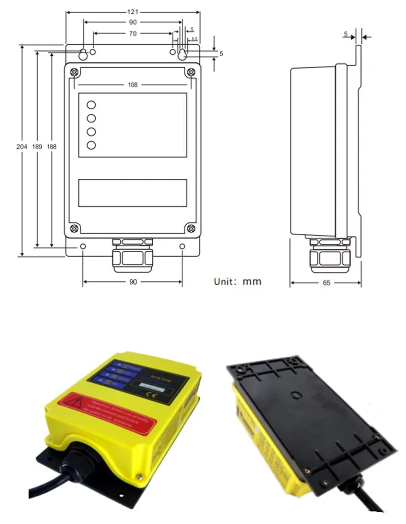 B200s Wireless Radio Remote Control Electrical Push Button Switch Box for Crane Hoist