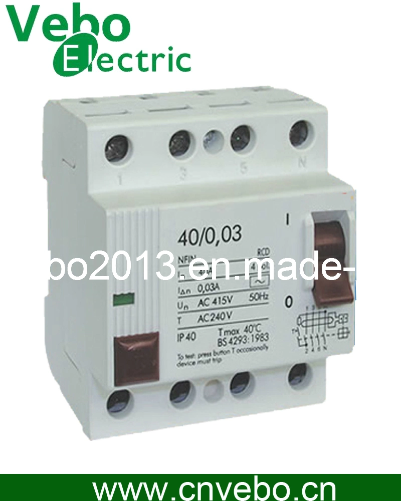 Nfin 4p/M RCD, Residual Current Device