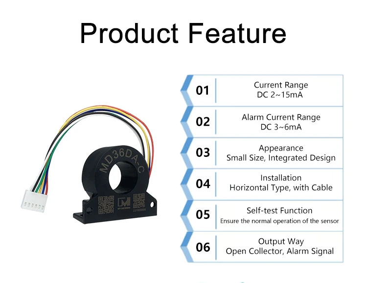 Differential Protection Rdc-MD Residual Direct Current Monitoring Device DC Leakage Sensing CT