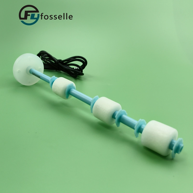 Float Type Water Liquid Level Sensor PP Plastic Length Customized Float Switch