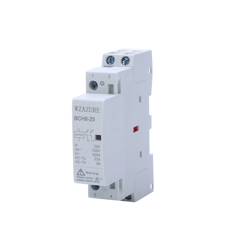 DIN Rail Modular Mini Contactor DC24V 16A 20A 25A