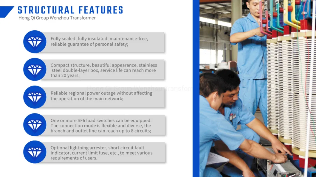 S12 Oil-Immersed Distribution Power Transformer with Customized Service