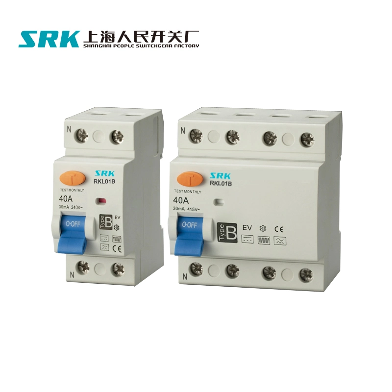 Professional Manufacturer 1p+N 3p+N 16A 25A 32A 40A 63A Type B RCD