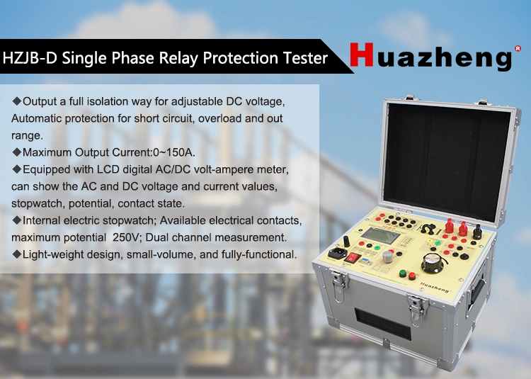 Electric Power System Advanced Single Phase Relay Protection Test Device