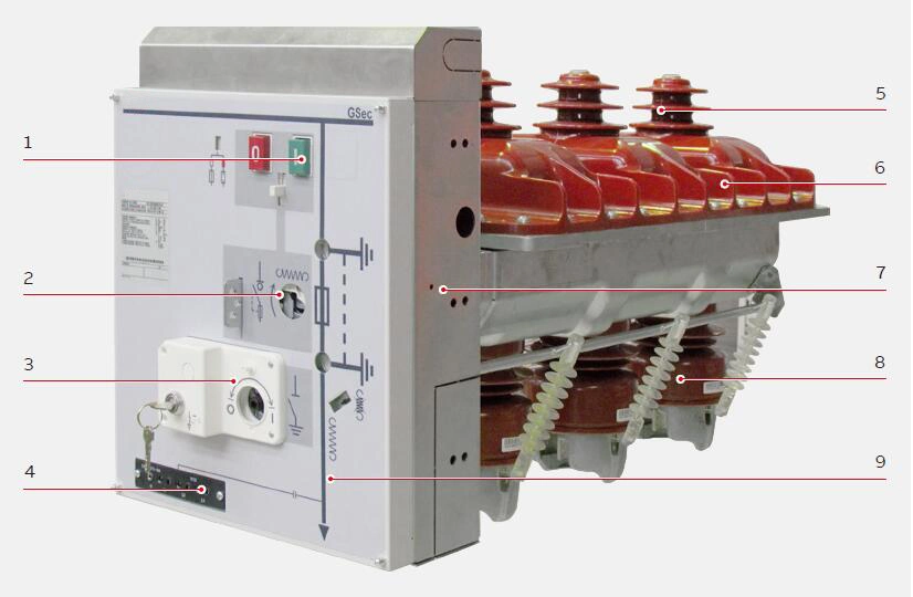 Indoor 36kv High Voltage Sf6 Gas Load Break Switch