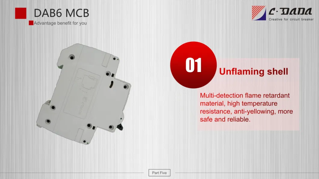 DAB6-63 4.5ka Mini Circuit Breaker MCB with CE CB Certification