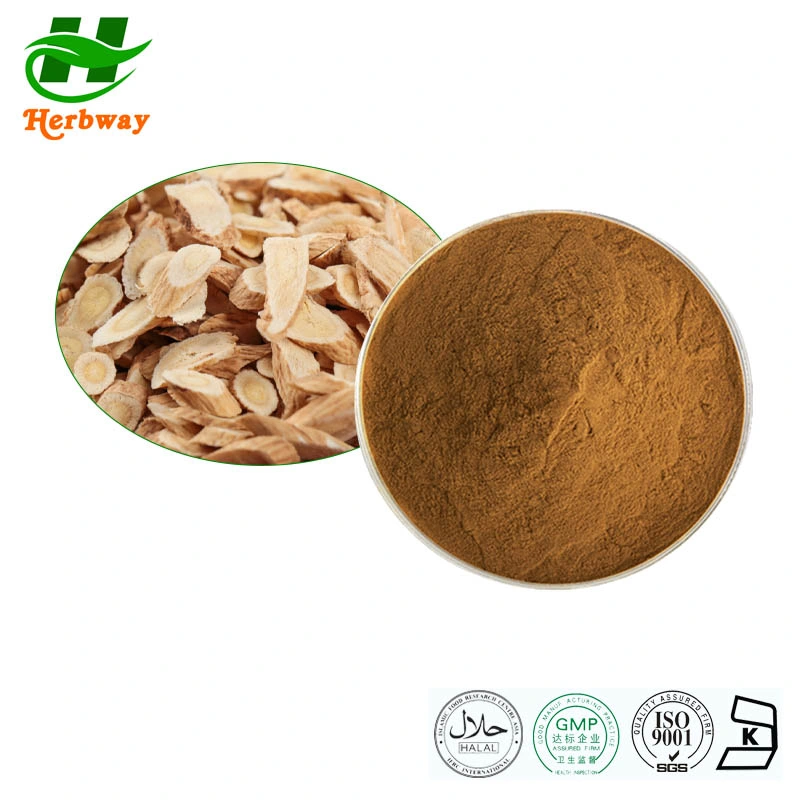 Herbway Kosher Halal Fssc HACCP Certified Factory Direct Supply Astragalus Root Extract 5%Astragaloside