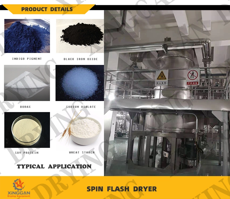 Xsg/Xzg High Efficiency Airflow Type Spin Flash Dryer for Sodium Oxalate