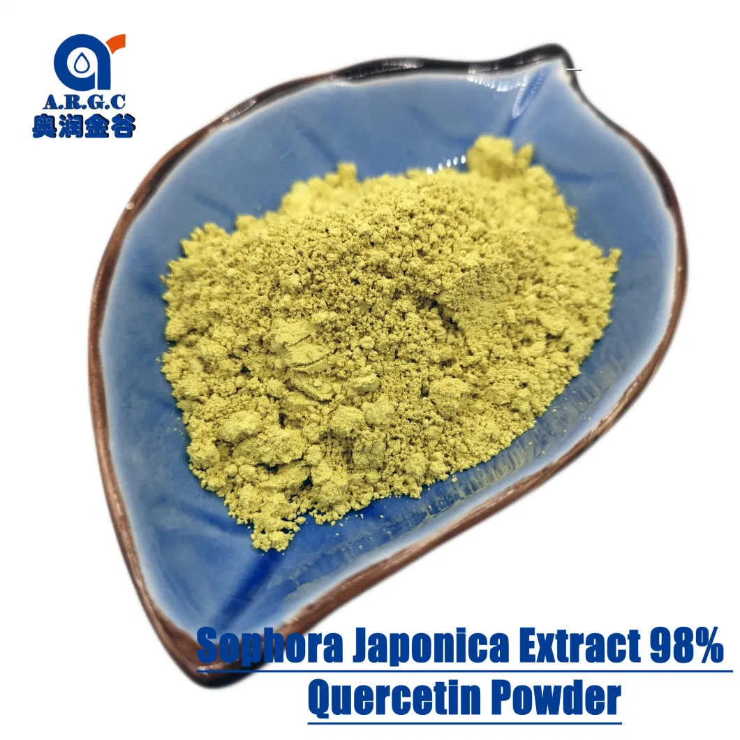 High Quercetin Extract Factory Supply CAS 6151-25-3 Quercetin Dihydrate Powder 95%