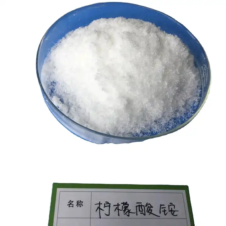 China Manufacturer High Purity Food Additive Ammonium Citrate