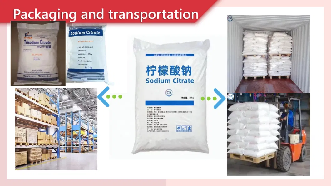 Manufacturer Acid Citric Salt with High Quality Food Grade Sodium Citrate / Trisodium Citrate Dihydrate