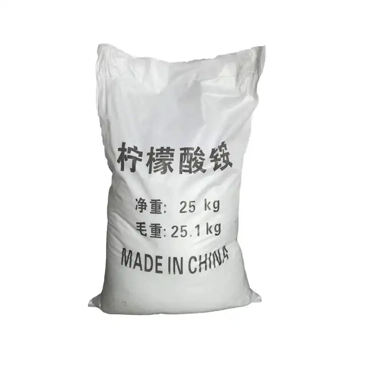 China Manufacturer High Purity Food Additive Ammonium Citrate