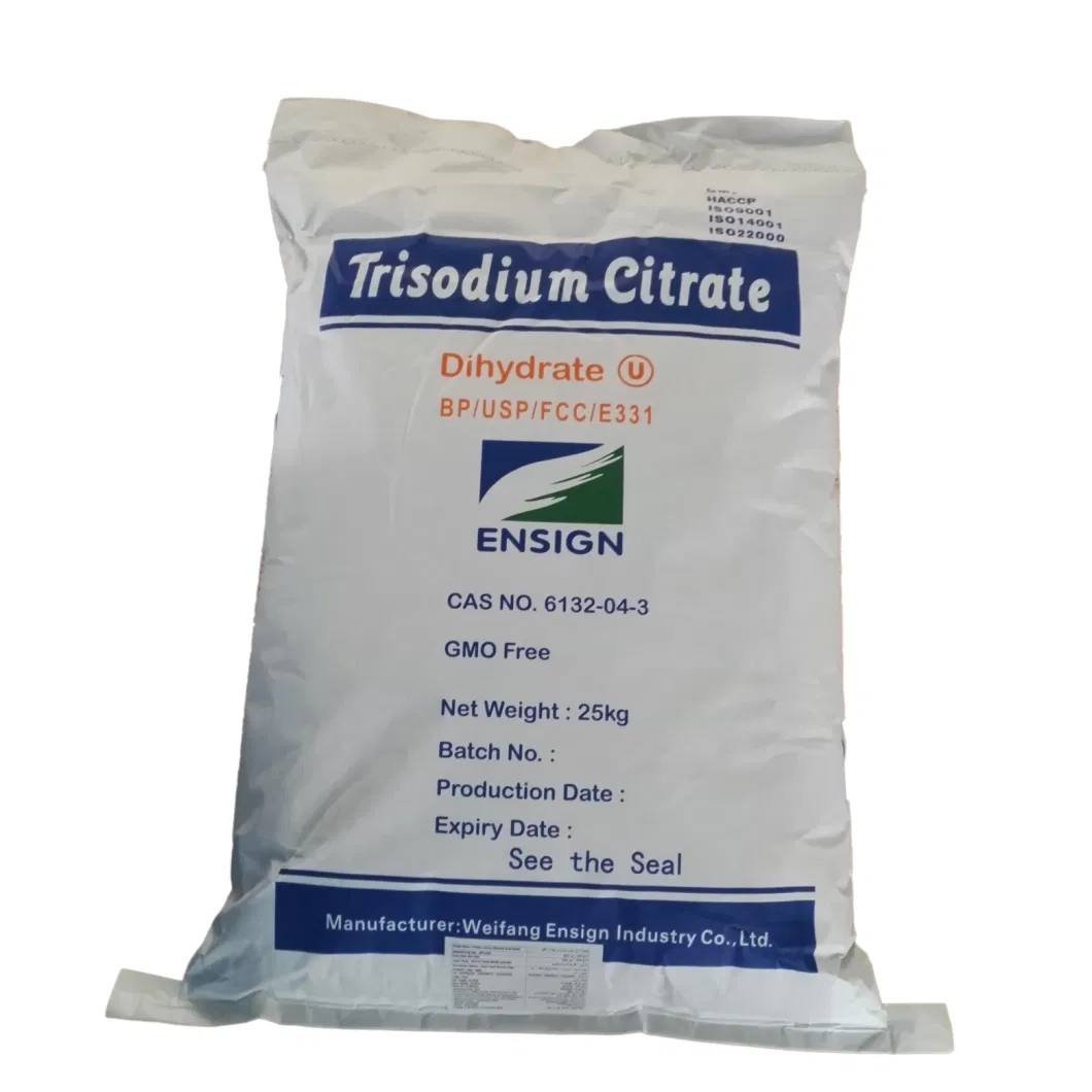 2022 Manufacturer High Quality Food Grade Tri Sodium Citrate / Trisodium Citrate
