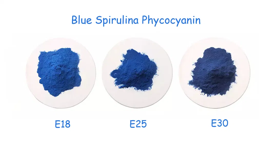 Factory Supply Nature Blue Spirulina Extract Phycocyanin E25