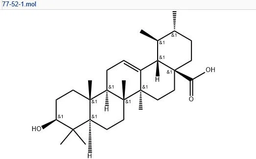 Ready Stock Plant Extract Powder Ursolic Acid CAS No 77-52-1