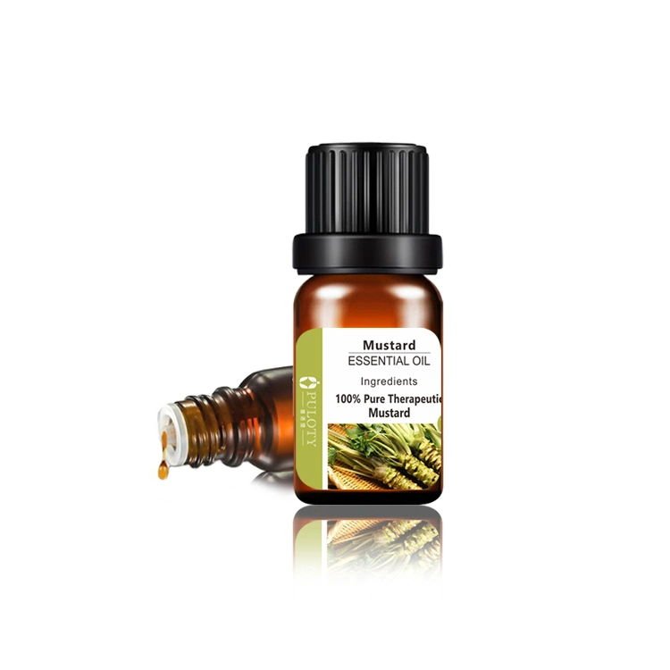 Mustard Essential Oil Contain 90% Allyl Isothiocyanate for Food Addititve Mustard Seed Oil