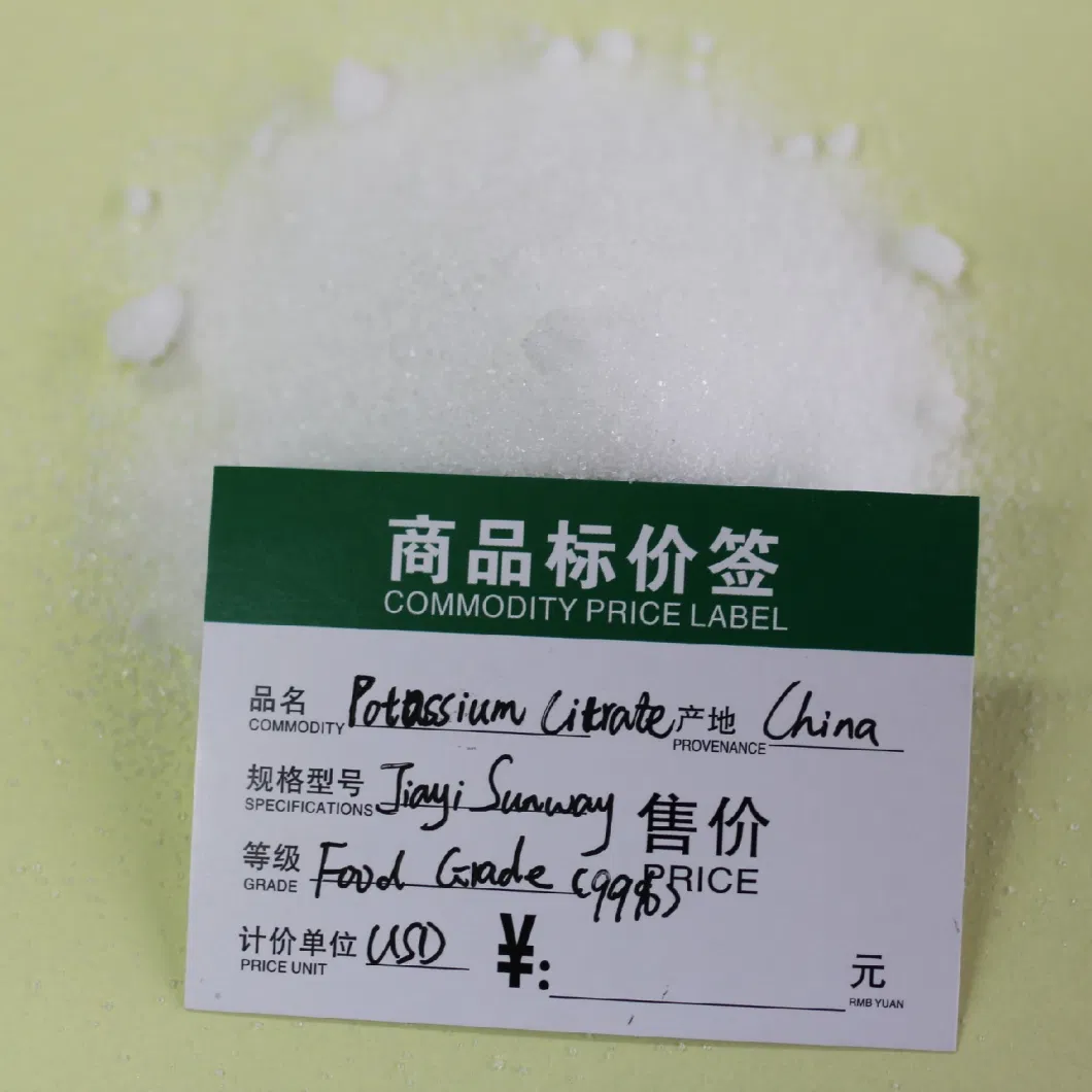 Potassium Citrate Food Grade for Food Additives