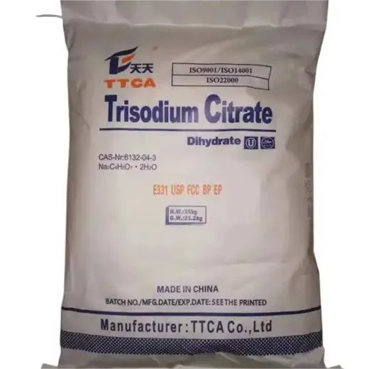Bulk Sale Trisodium Citrate Dihydrate Food Grade Sodium Citrate