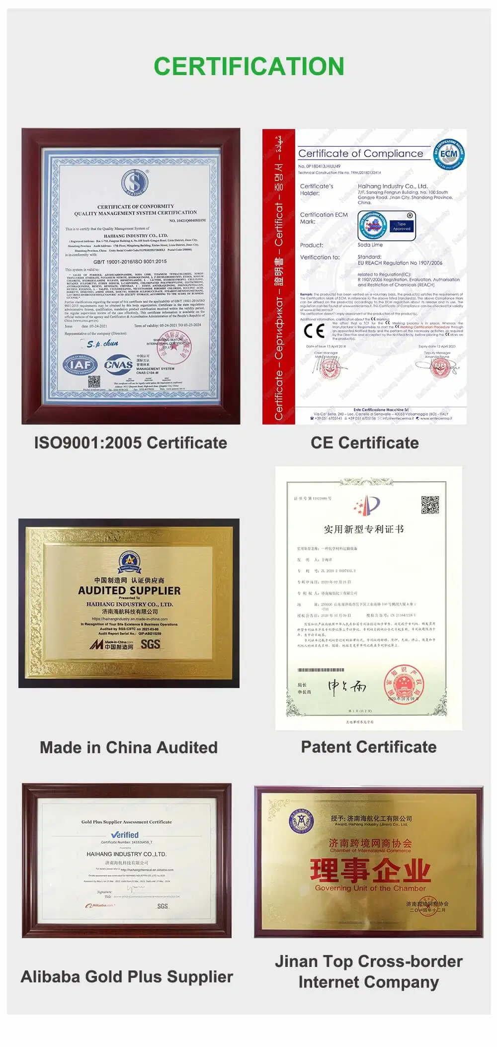 Manganese Gluconate CAS 6485-39-8 Haihang Industry