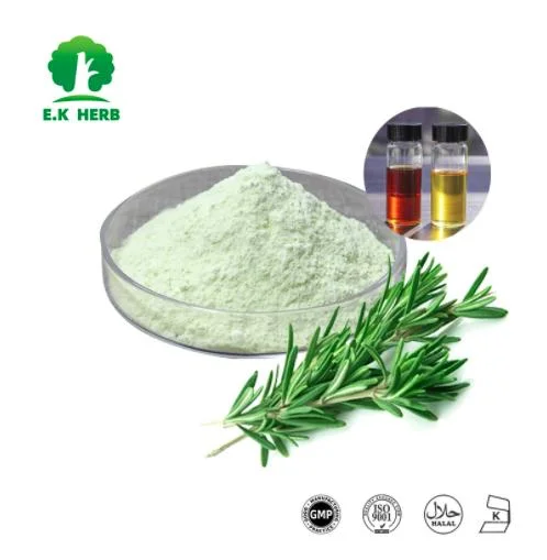 E. K Herb Factory Top Quality Natural Antioxidants Carnosic Acid 5%-95% Food Preservatives Rosmarinic Acid Ursolic Acid Carnosic Acid Powder Rosemary Extract