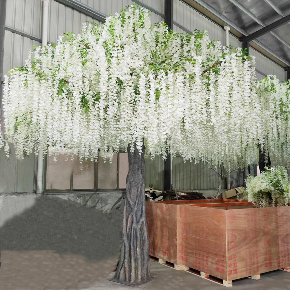 Large Fake Cherry Blossom Tree Indoor Wisteria Tree for Event Decor