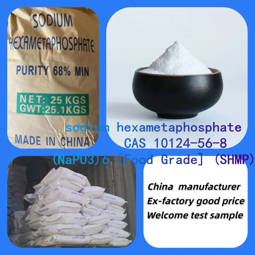 Top Quality SHMP / Sodium Hexametaphosphate with Factory Supply CAS 10124-56-8 Best Price