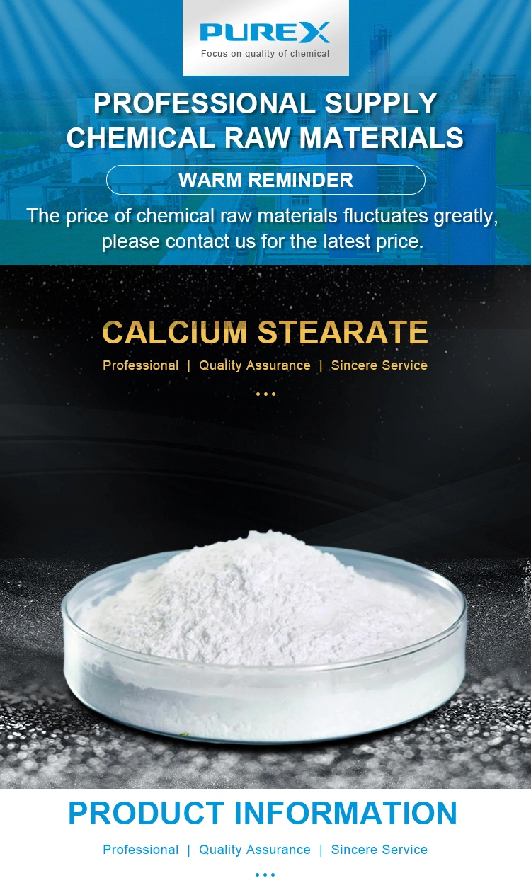Calcium Stearate Powder PVC Stabilizer with MSDS for Rubber Best Price