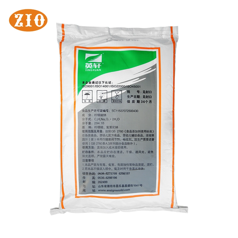 Ensign Factory Direct Supply Food Grade Industrial Grade 25kg Bag Bulk Potassium Citrate