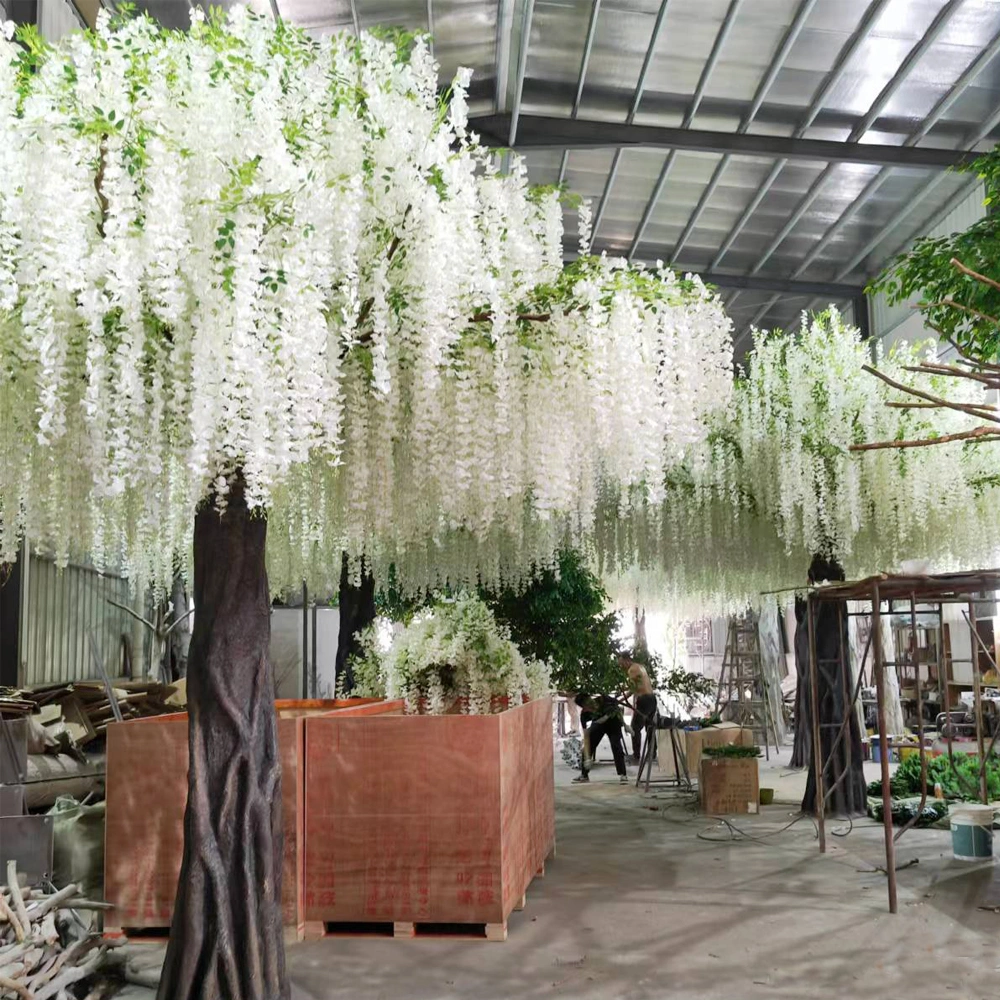 Large Fake Cherry Blossom Tree Indoor Wisteria Tree for Event Decor