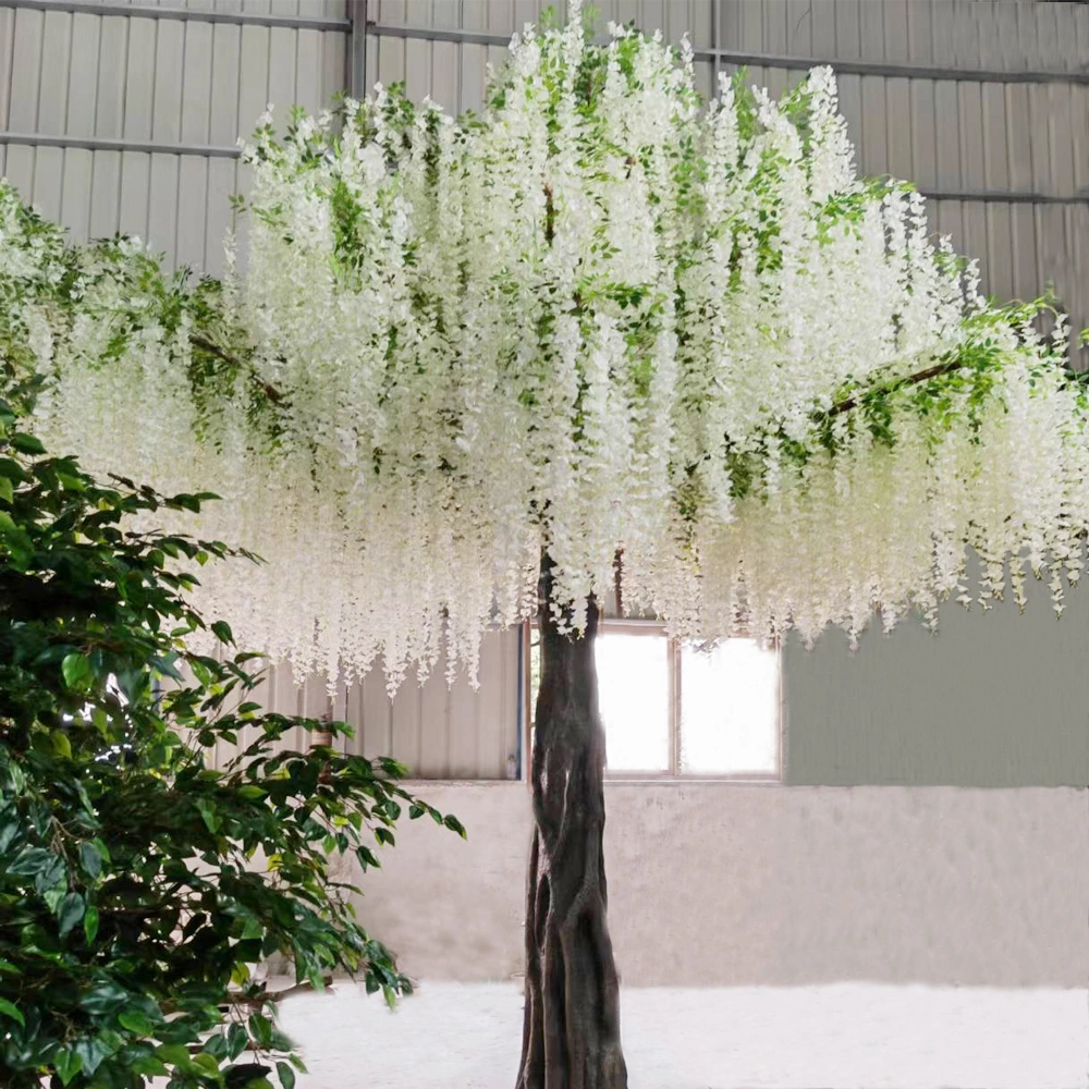 Large Fake Cherry Blossom Tree Indoor Wisteria Tree for Event Decor