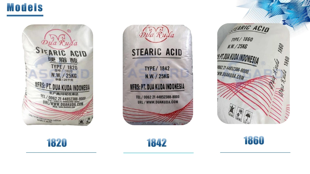 Industrial 99% Purity Triple Pressed Stearic Acid for Plastics and Rubber
