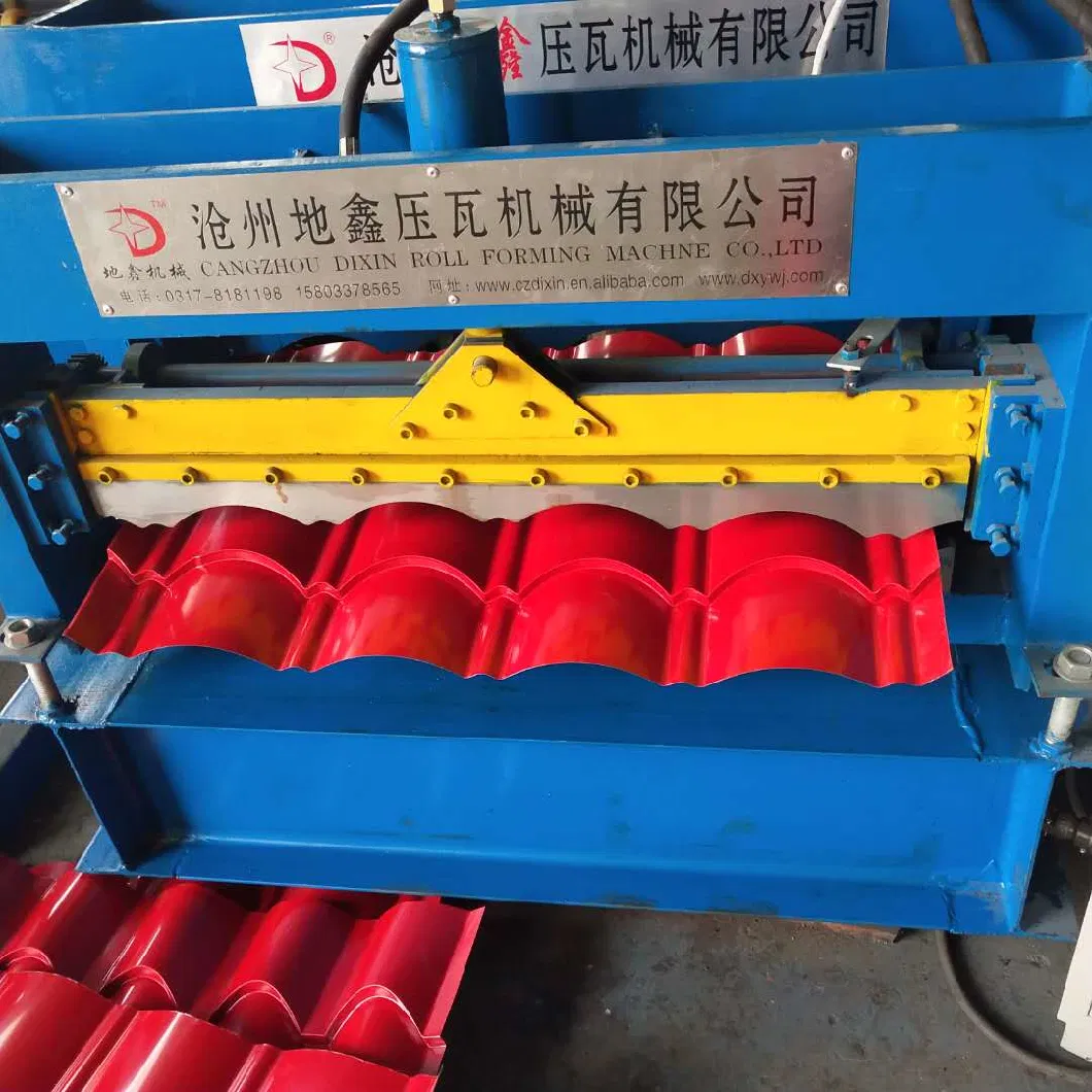 828 Glazed Roof Tile Roll Forming Machine with Best Price