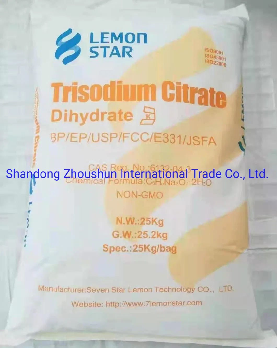 Food Grade - Tsc Citrate De Sodium/ Na-Citrate/ Trisodium Citrate