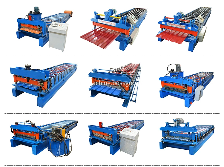 828 Glazed Roof Tile Roll Forming Machine with Best Price