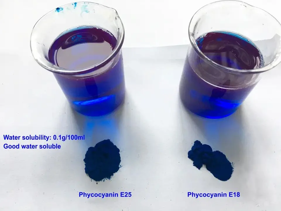 Factory Direct Supply Phycocyanin Blue E6 E18 E25 Spirulina Extract Powder