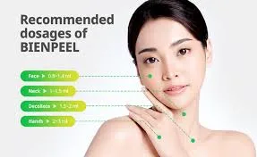 New Skin Effect Shiny Brightening Bienpeel Curevex Snow Peel Boosting Gluconolactone Peeling 5vials 6ml