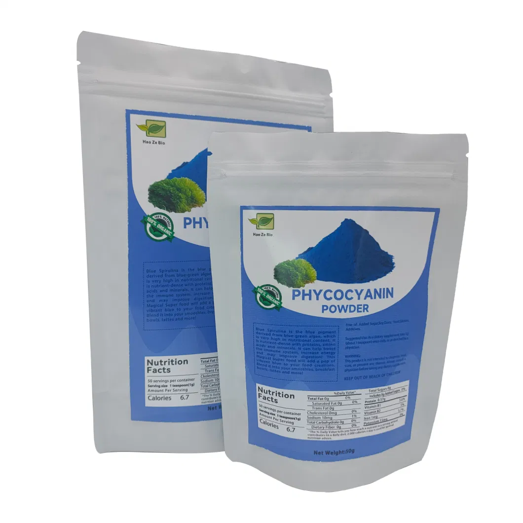 High Quality Blue Spirulina Extract Phycocyanin E6 E18 E25 E40 Blue Spirulina Powder