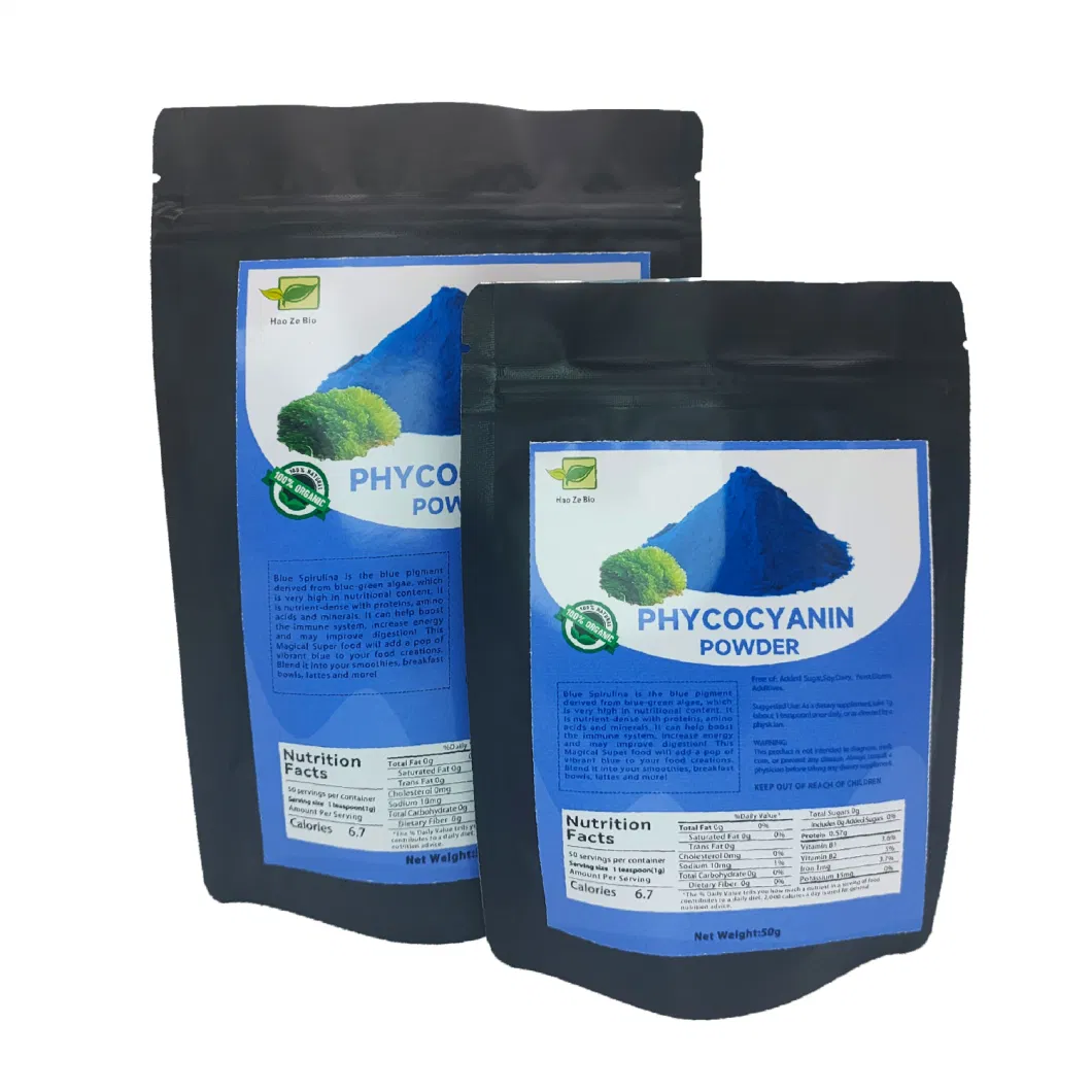 High Quality Blue Spirulina Extract Phycocyanin E6 E18 E25 E40 Blue Spirulina Powder