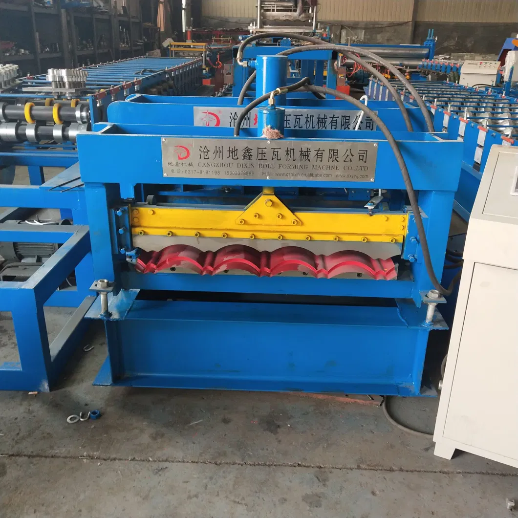 828 Glazed Roof Tile Roll Forming Machine with Best Price
