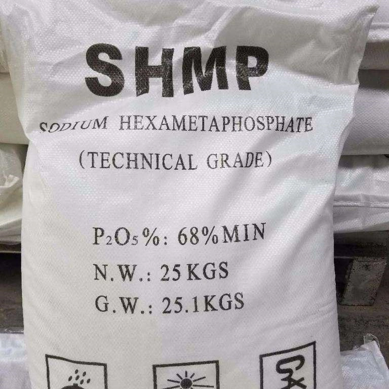 Factory Supply Tech Grade Food Grade SHMP Sodium Hexametaphosphate 68%